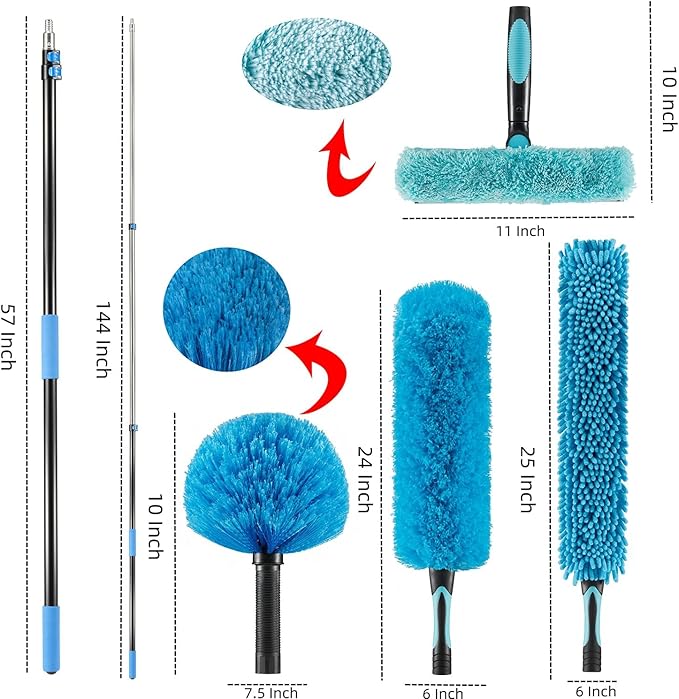 Hicavar 20 Foot High Ceiling Fan Duster