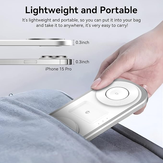 3 in 1 Fast Wireless Charger Stand