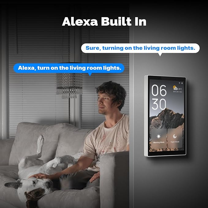 MOES Smart Home Touchscreen Control, In-wall Smart Panel