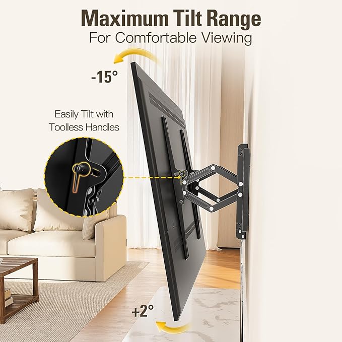 Mounting Dream UL Listed Advanced Tilt TV Wall Mount