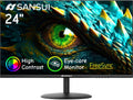 SANSUI Computer Monitor 24 inch Eye Care 1080P Display HDMI, VGA Ports