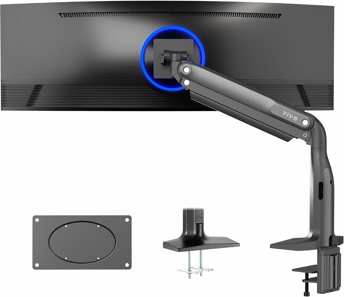 VIVO Aluminum Ultrawide Monitor Stand, Fits up to 49 inch Computer Screens