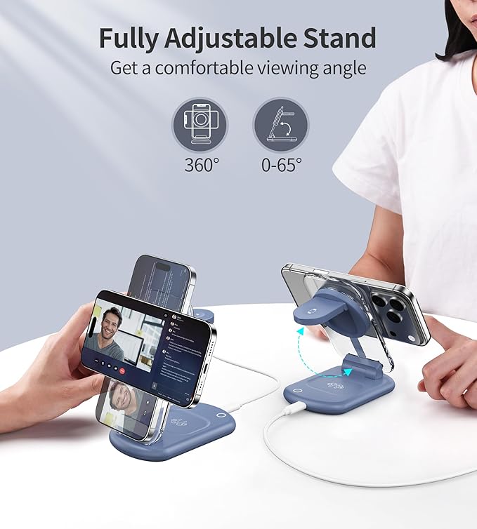 3 in 1 Magnetic Wireless Charging Station