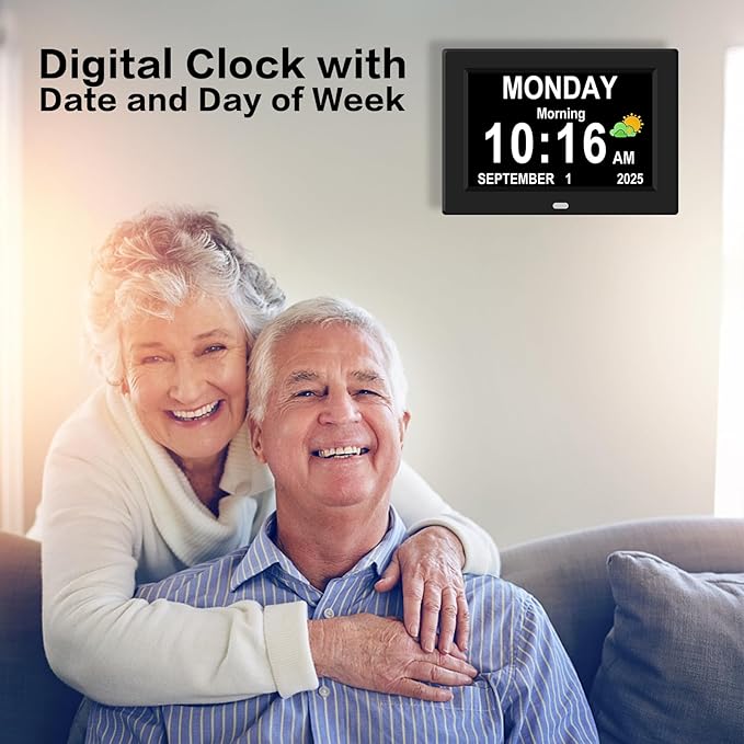 10'' Large Display Digital Alarm Clock
