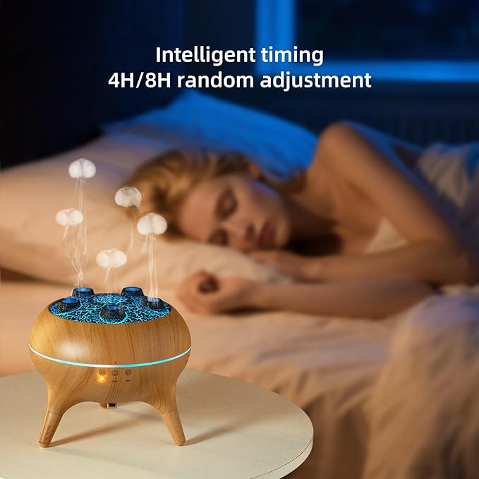 Essential Oil Diffuser 250ML, Jellyfish Diffuser Air Humidifiers Sound Pickup