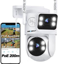 GENBOLT PTZ WiFi Security Camera Outdoor with Dual Lens CCTV Surveillance