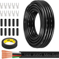 MOOKEERF 14/4 AWG Mini-Split Cable - 30FT 14 AWG 4 Conductor Control Cable 300V