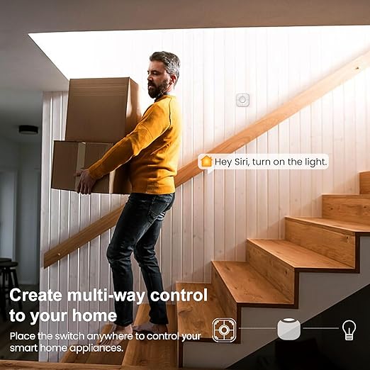 Onvis Smart Button, 5-Keys Smart Switch, Scene Controller, Compatible