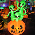 CAMULAND 6FT Halloween Inflatable Pumpkin Alien Decorations Outdoor