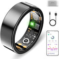 Smart Ring for Women Men, Sleep Activity Health Tracking Ring, Black 10