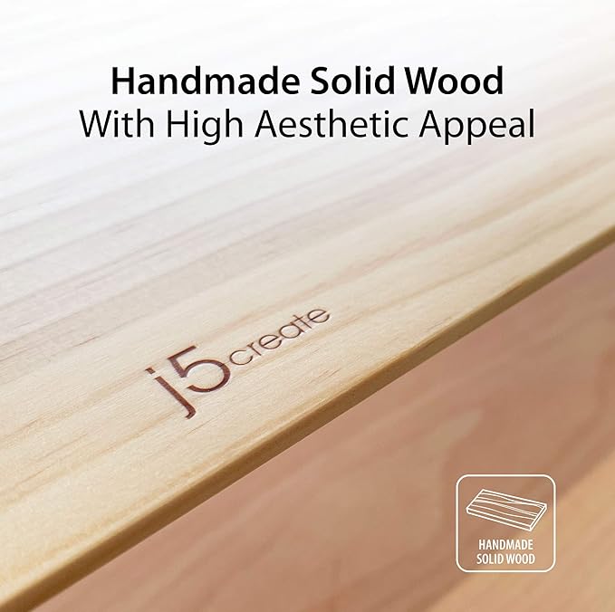 j5create Wooden Monitor Stand