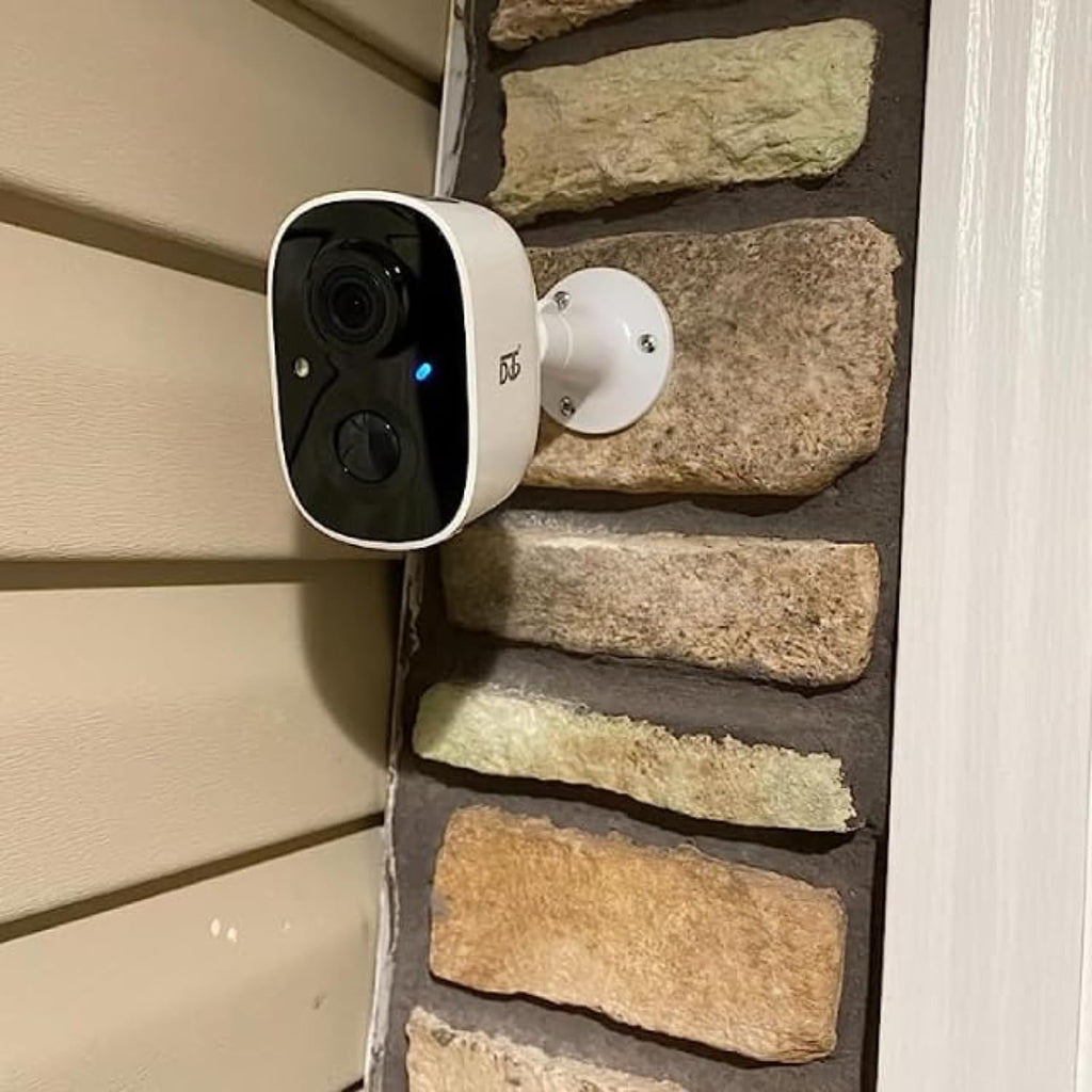 dct security cameras wireless outdoor: wifi battery cameras on a desk or shelf