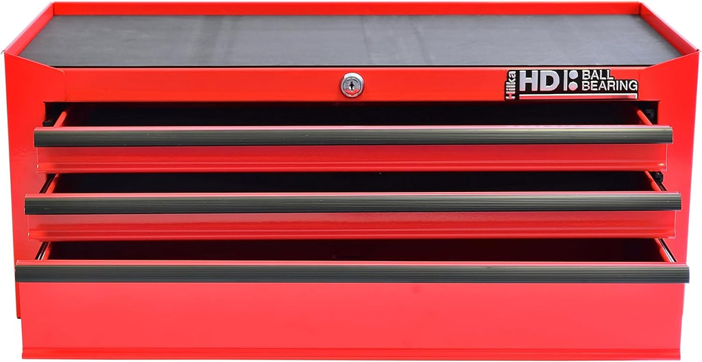 hilka g301c3bbs heavy duty 3 drawer add-on tool, close-up detail
