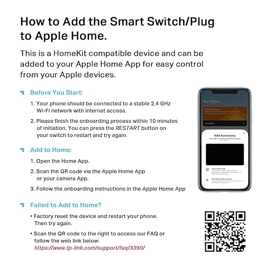 Kasa Smart Plug Mini 15A, Apple HomeKit Supported, Smart Outlet Works