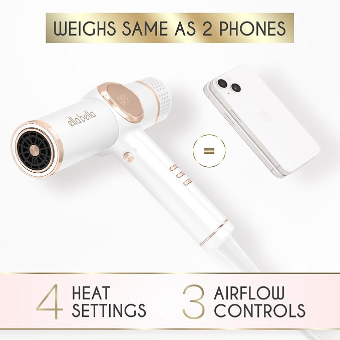 ELLA BELLA® Professional Ionic Hair Dryer