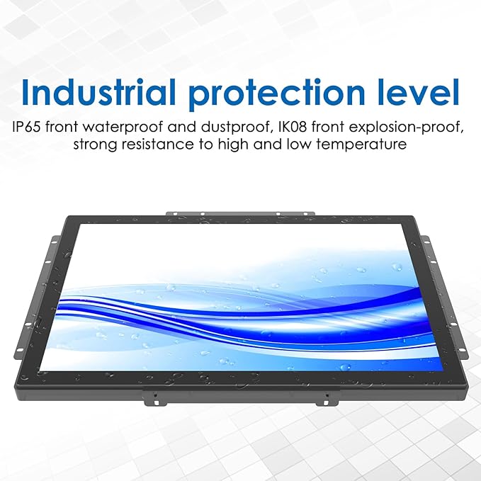 21.5 Inch Open Frame LCD Display Touch Screen Monitor HDMI VGA DVI Inputs 1000