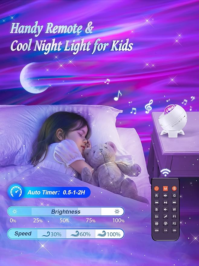 Northern Lights Projector, 300+Lighting Modes Galaxy Projector