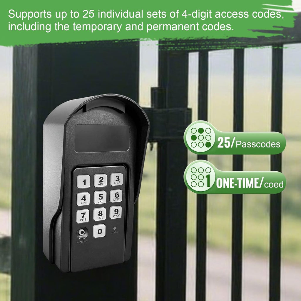fm137 wireless digital keypad replacement for mighty mule, package contents