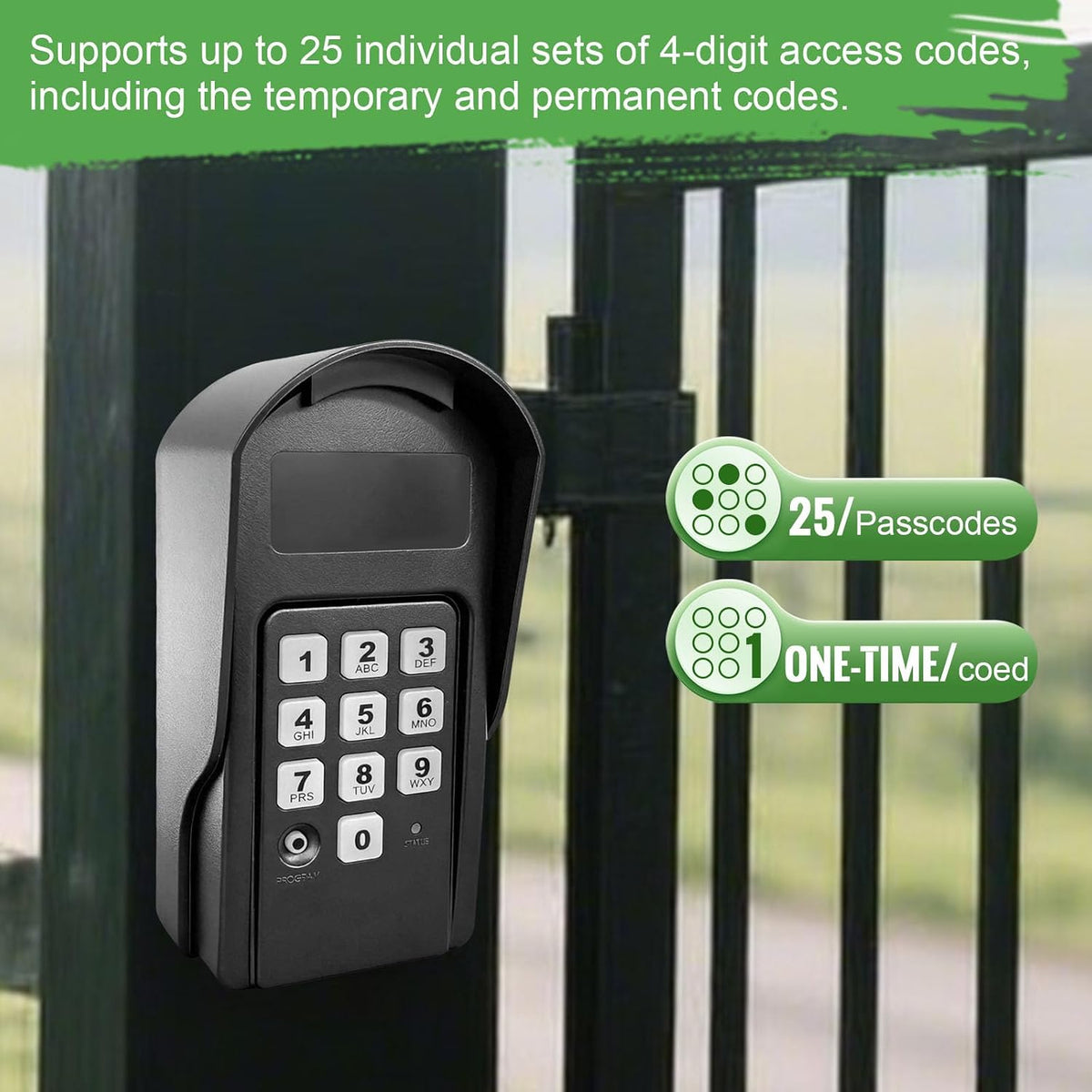 fm137 wireless digital keypad replacement for mighty mule, package contents