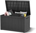 KAMABOKO Outdoor Storage Box, 280 Gallon Deck Box Outdoor Waterproof