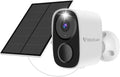VSTARCAM 2K Solar Security Camera Wireless Outdoor, Free Cloud Storage, WiFi 6 2.4/5G Dual Band, Battery Powered Solar Camera for Home Security with Color Night Vision, Siren, IP66, Two-Way Audio
