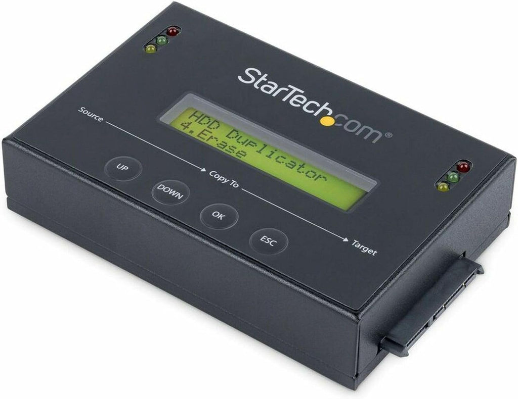 StarTech.com 1:1 Standalone Hard Drive Duplicator & Eraser, SATA HDD / SSD Disk