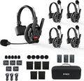 SYNCO XTALK XPRO5 Wireless Intercom Headset System, 500m/1640ft 2.4GHz