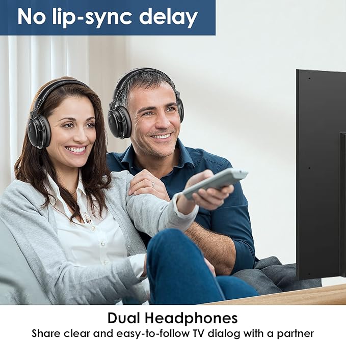 SIMOLIO Dual Wireless Headphones