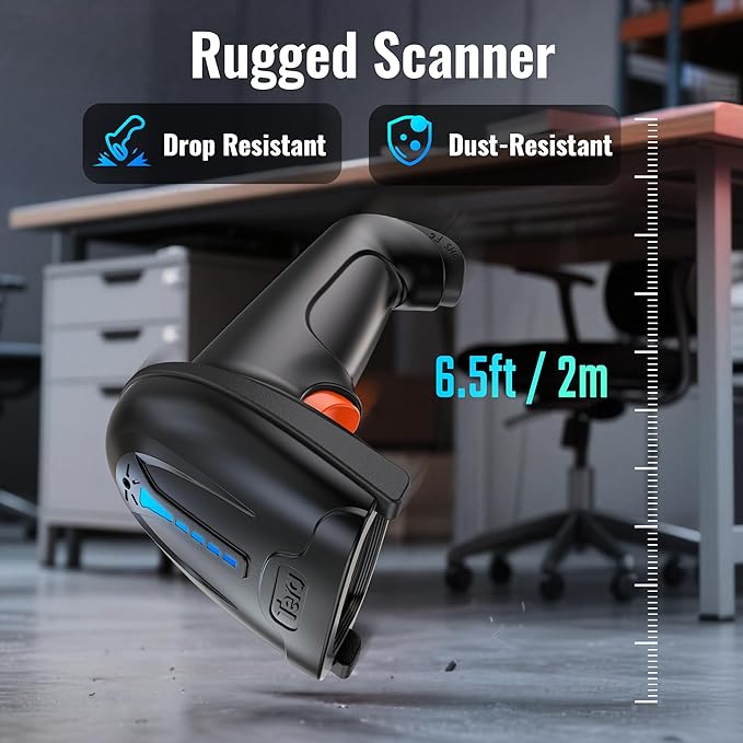 Tera 1D 2D QR Barcode Scanner Wireless and Wired