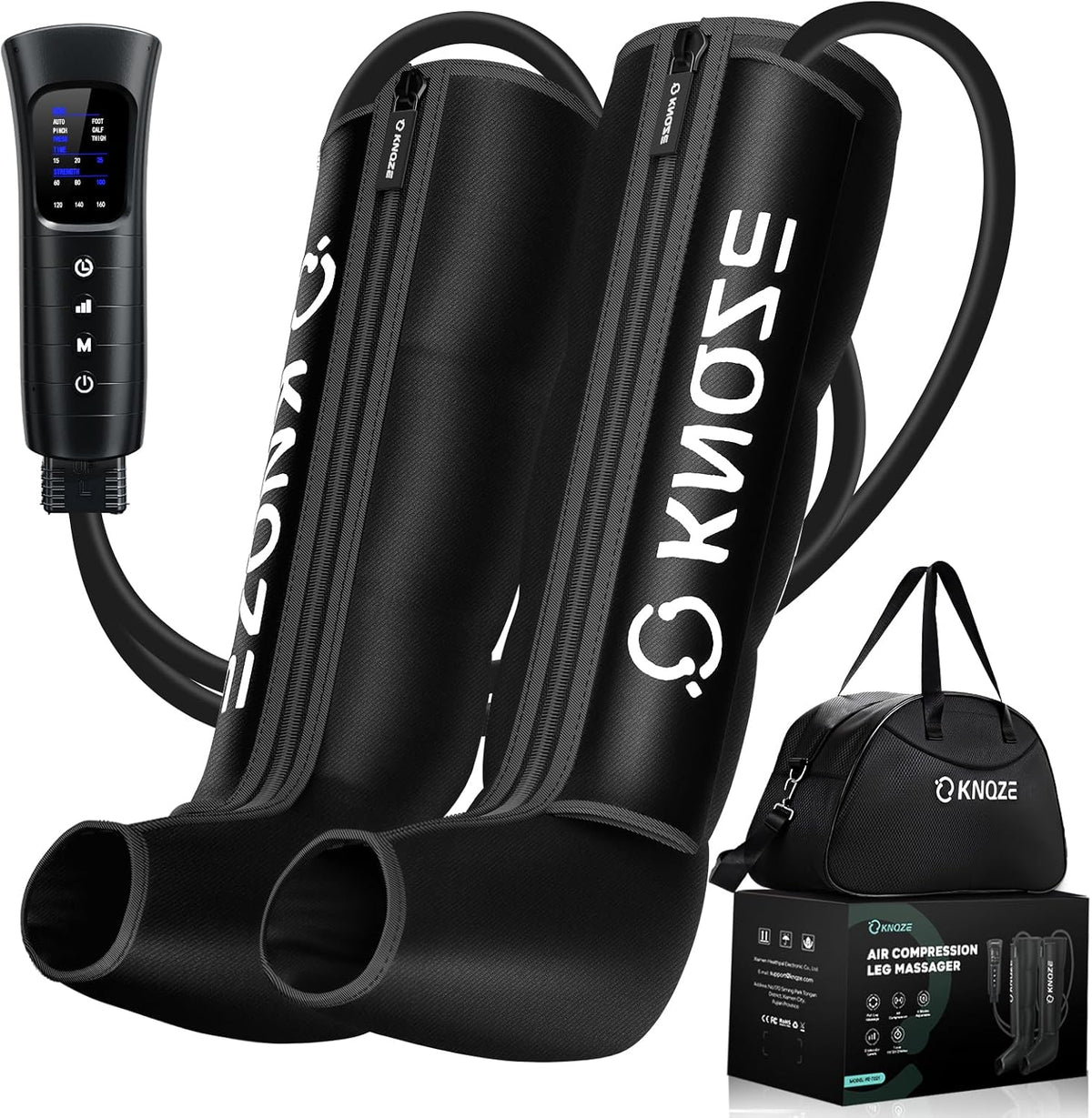 KNQZE Air Compression Recovery System, Foot and Full Leg Recovery Boots