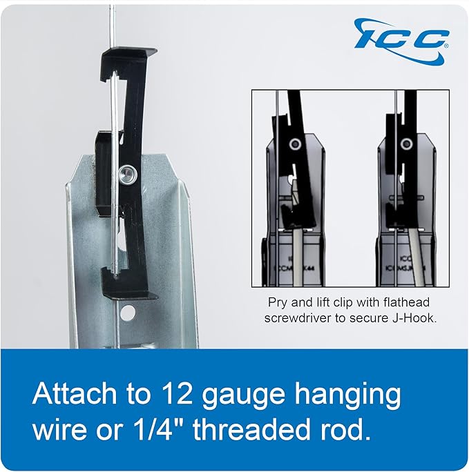 ICC Batwing J Hook 3/4” Without Retainer Clip (25 Pack)