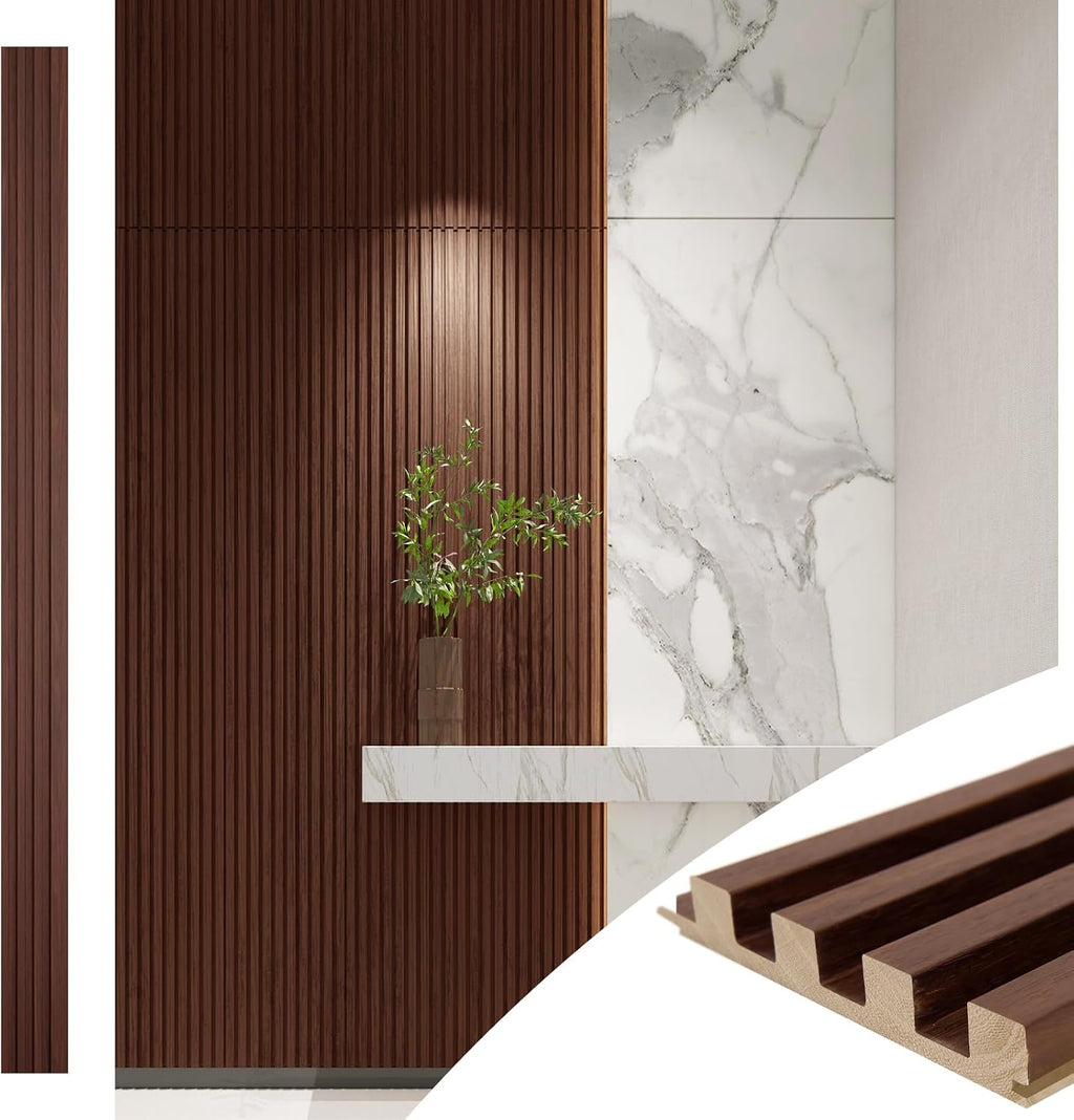 Art3d Slat Wood Wall Paneling for Interior and Ceiling Decoration