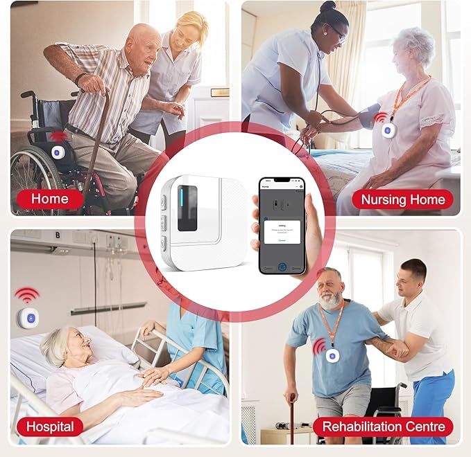 CallToU Wi-Fi Wireless Caregiver Pager Call Button