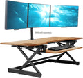 Rocelco 46" Large Height Adjustable Standing Desk Converter