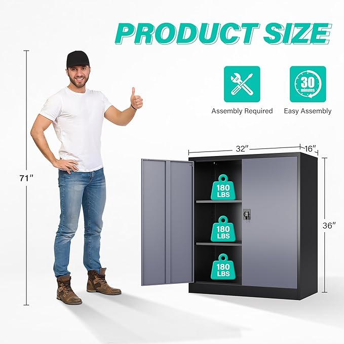 SISESOL Small Metal Cabinet