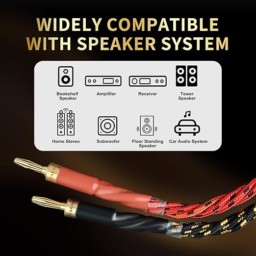 10 AWG 2Pack Audiophile Speaker Cable – Speaker Wire