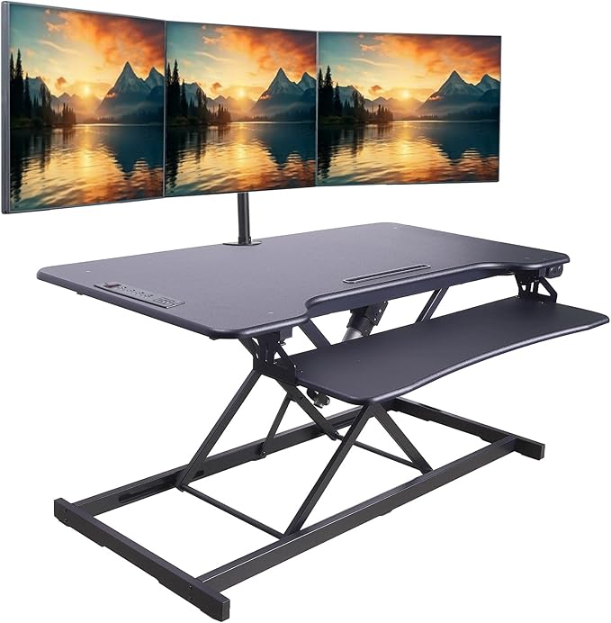 Rocelco 46" Electric Standing Desk Converter