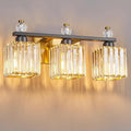 FDPBY 3-Light Modern Crystal Vanity Light