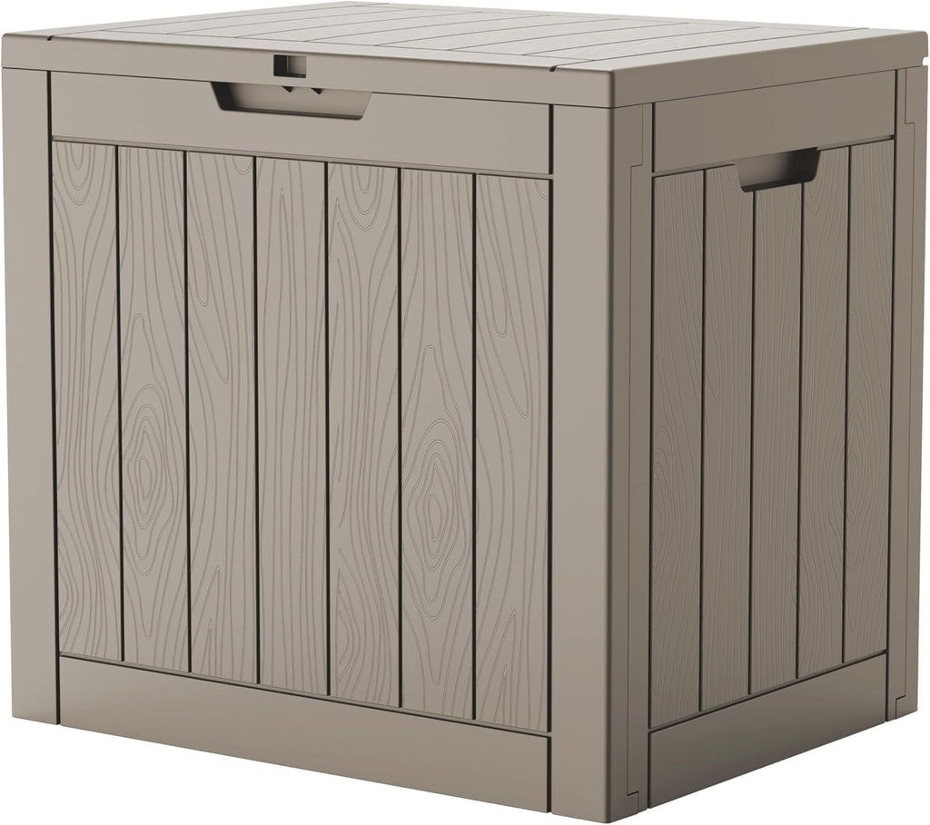 EasyUp 40 Gallon Outdoor Storage Box, Grey