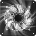 XUFOPLY 9.84 Inch Exhaust Fan, 110V 100W Wall Mounted Vent Fans 2600RPM Kitchen