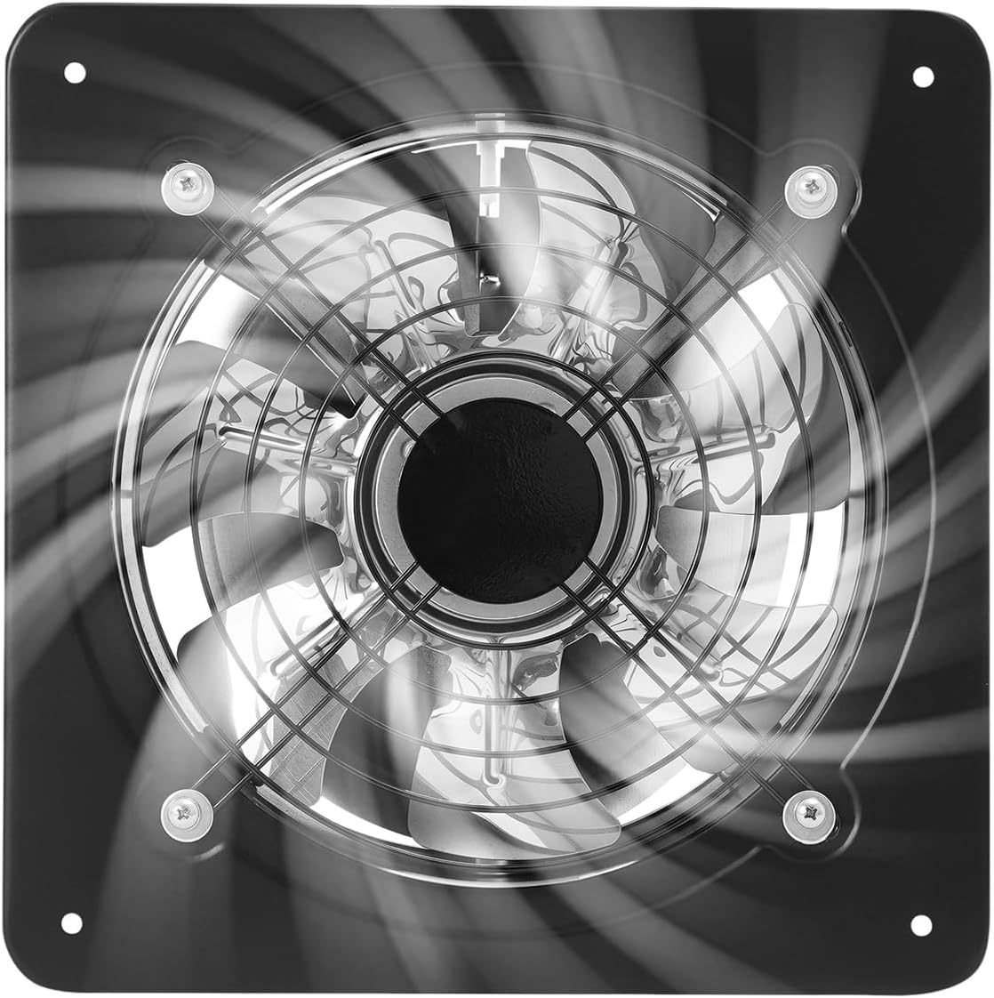 XUFOPLY 9.84 Inch Exhaust Fan, 110V 100W Wall Mounted Vent Fans 2600RPM Kitchen