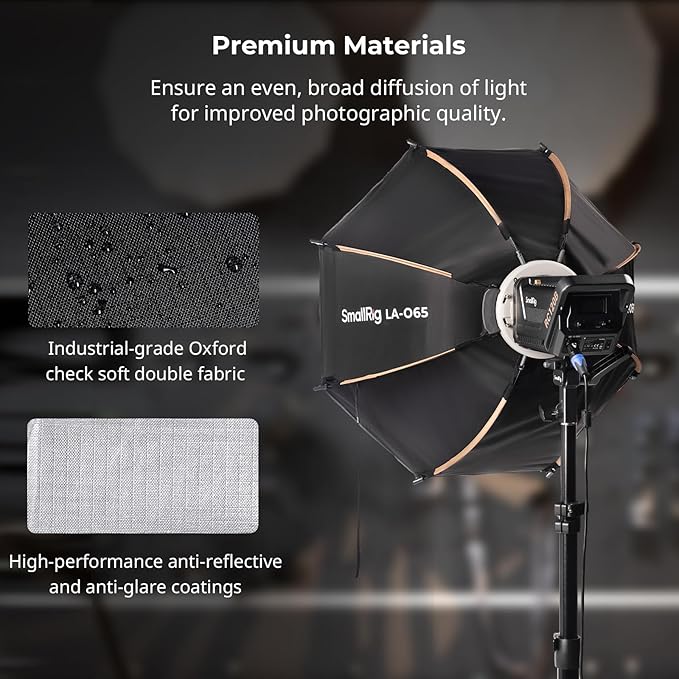 SmallRig LA-O65 Octagonal Softbox, 65cm/25.6in Quick Release Softbox