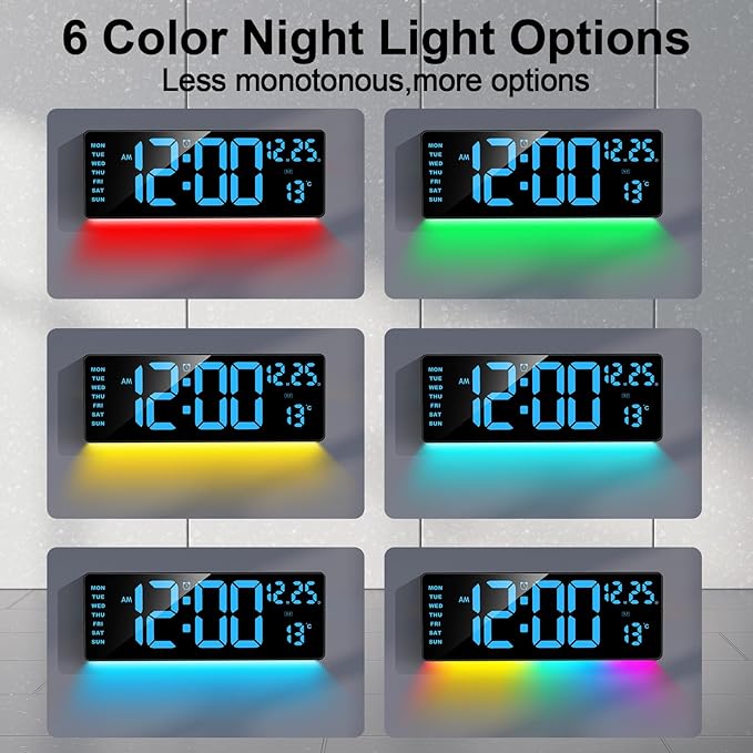 16.5" Digital Clock Large Display