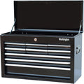 Workington Portable Metal Tool Chest with 9 Drawers, 24" 9-Drawer Tool Chest Cabinet with Ball Bearing Drawer Slides, Steel Tool Storage Box Organizer 4006 Black