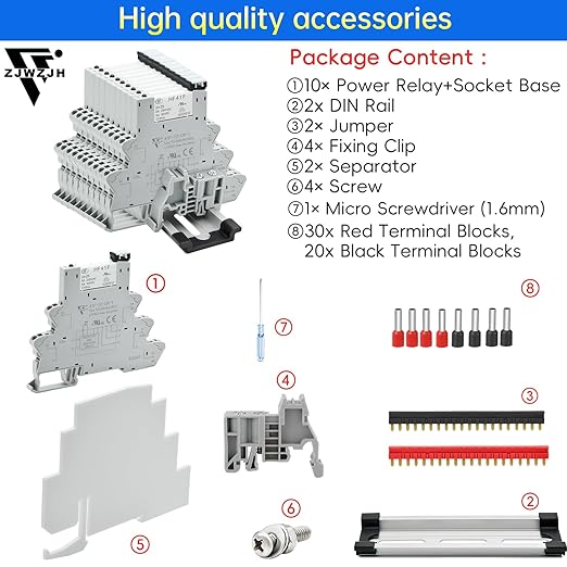 UL Listed 10Pcs Electromagnetic Relay