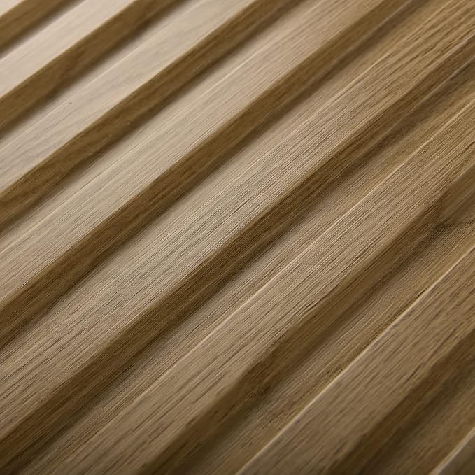 Art3d Slat Wall Panel, 3D Fluted Textured Panel 12-Tile 19.7 x 19.7in. (12-Pack)