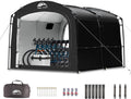 Happy Travel Bike Storage Shed Tent, Outdoor Portable Bicycle Storage Sheds