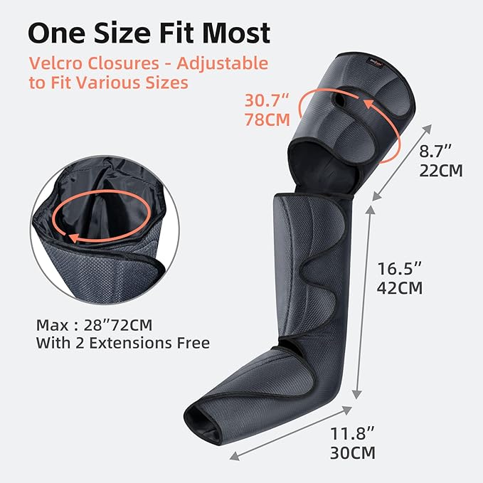 SHINE WELL Leg Compression Massager, Air Compression Massager