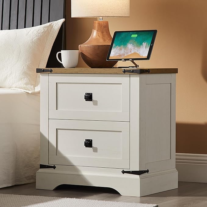T4TREAM 24" Farmhouse Nightstand (Set of 2)