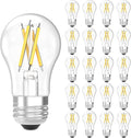 Sunco 20 Pack A15 Light Bulb LED, Edison Style Bulb, Dimmable Vintage Filament